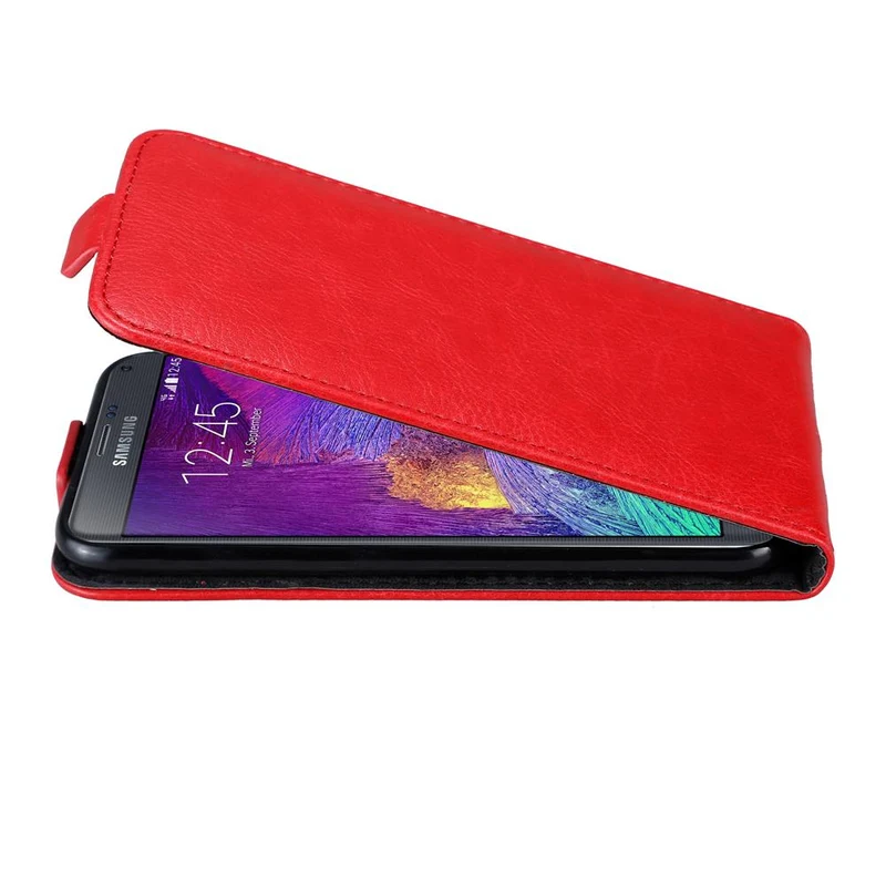 Cadorabo Hülle kompatibel mit Samsung Galaxy NOTE 4 Schutzhülle im Flip Design mit Magnetverschluss