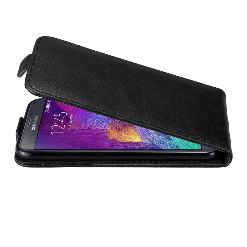 Cadorabo Hülle kompatibel mit Samsung Galaxy NOTE 4 Schutzhülle im Flip Design mit Magnetverschluss
