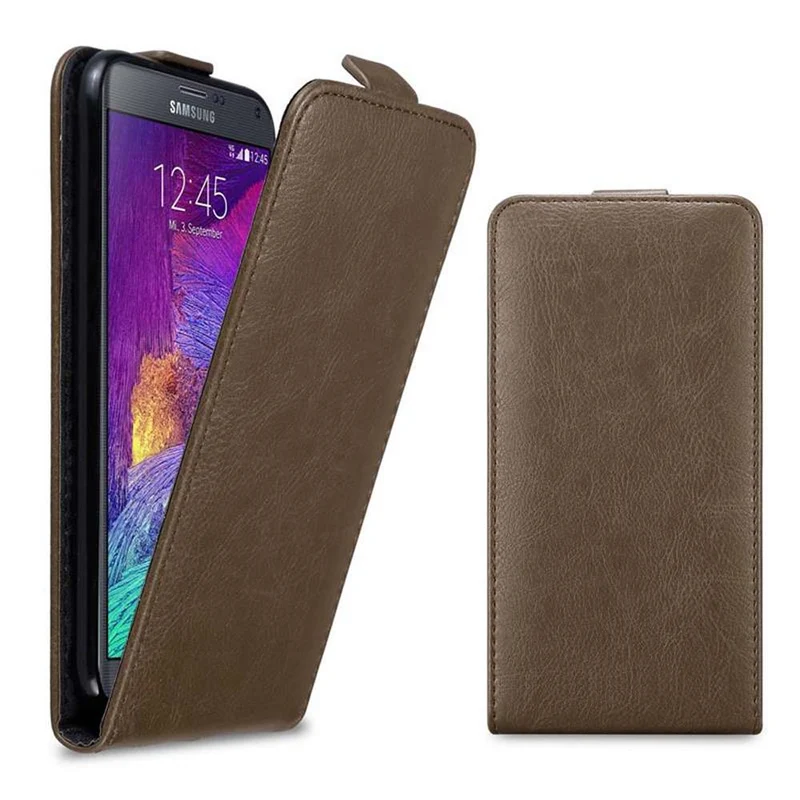 Cadorabo Hülle kompatibel mit Samsung Galaxy NOTE 4 Schutzhülle im Flip Design mit Magnetverschluss