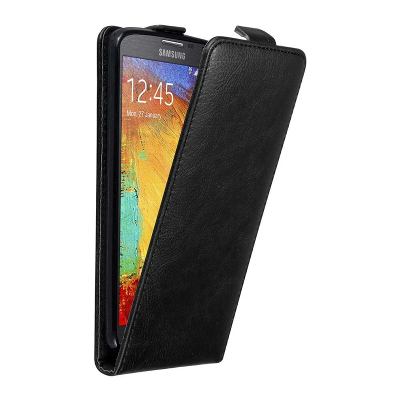 Cadorabo Hülle kompatibel mit Samsung Galaxy NOTE 3 NEO Schutzhülle im Flip Design mit Magnetverschluss