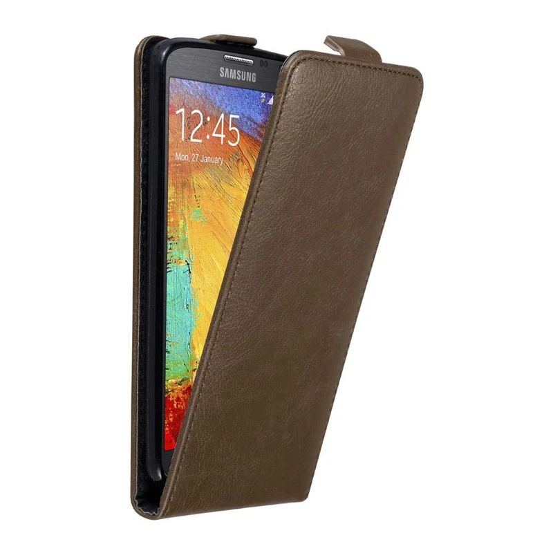 Cadorabo Hülle kompatibel mit Samsung Galaxy NOTE 3 NEO Schutzhülle im Flip Design mit Magnetverschluss