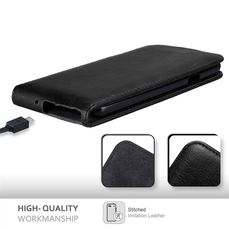 Cadorabo Hülle kompatibel mit Samsung Galaxy NOTE 3 NEO Schutzhülle im Flip Design mit Magnetverschluss