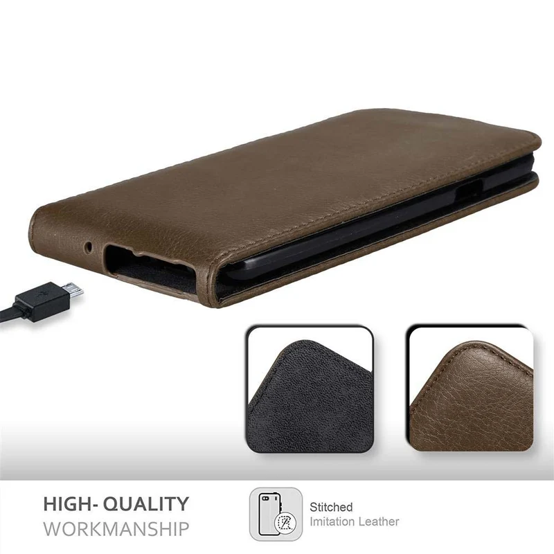 Cadorabo Hülle kompatibel mit Samsung Galaxy NOTE 3 NEO Schutzhülle im Flip Design mit Magnetverschluss