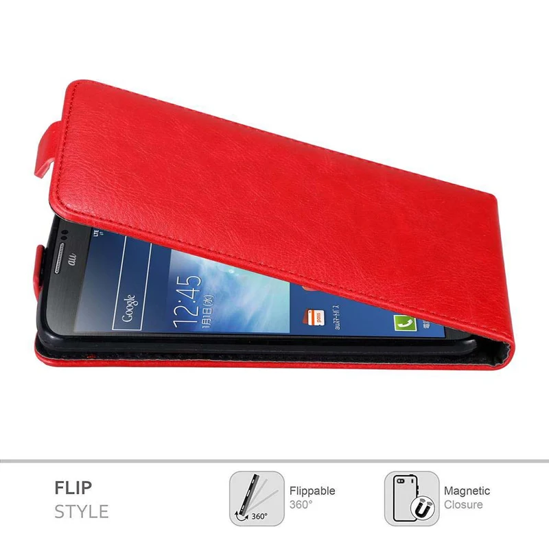 Cadorabo Hülle kompatibel mit Samsung Galaxy NOTE 3 Schutzhülle im Flip Design mit Magnetverschluss