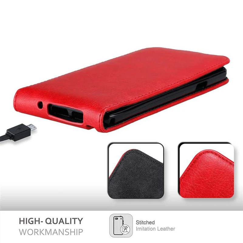 Cadorabo Hülle kompatibel mit Samsung Galaxy NOTE 3 Schutzhülle im Flip Design mit Magnetverschluss