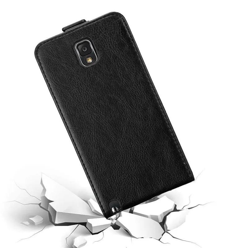 Cadorabo Hülle kompatibel mit Samsung Galaxy NOTE 3 Schutzhülle im Flip Design mit Magnetverschluss