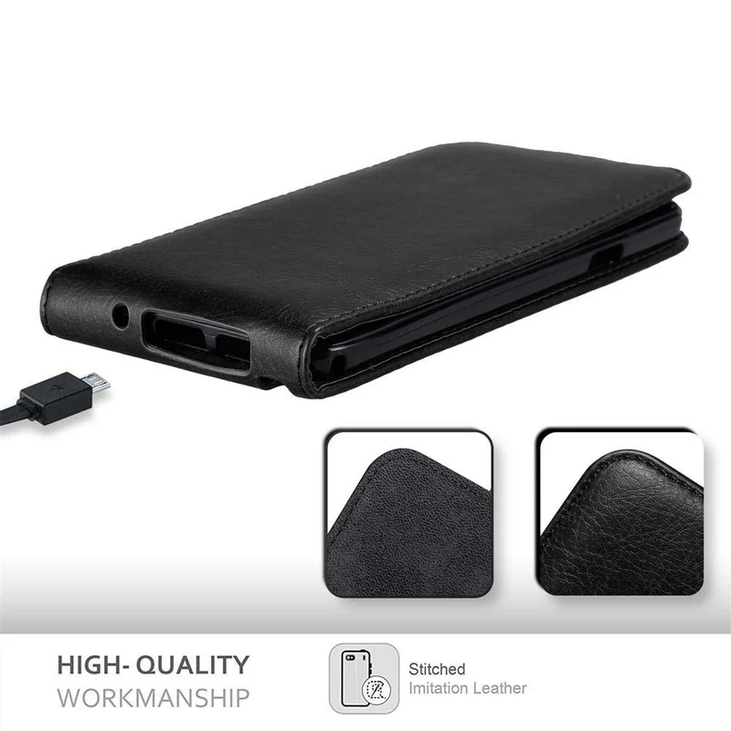 Cadorabo Hülle kompatibel mit Samsung Galaxy NOTE 3 Schutzhülle im Flip Design mit Magnetverschluss