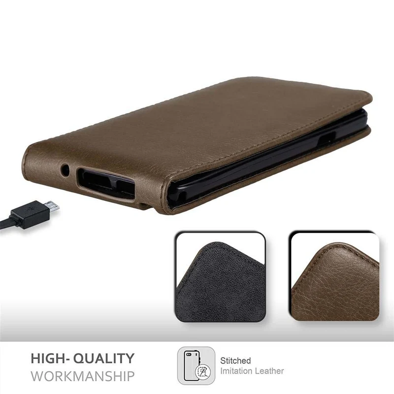 Cadorabo Hülle kompatibel mit Samsung Galaxy NOTE 3 Schutzhülle im Flip Design mit Magnetverschluss