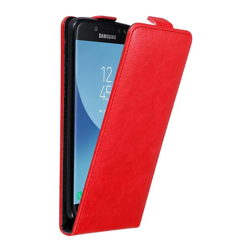 Cadorabo Hülle kompatibel mit Samsung Galaxy J7 2017 / J7 PRO Schutzhülle im Flip Design mit Magnetverschluss