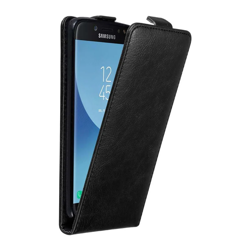 Cadorabo Hülle kompatibel mit Samsung Galaxy J7 2017 / J7 PRO Schutzhülle im Flip Design mit Magnetverschluss