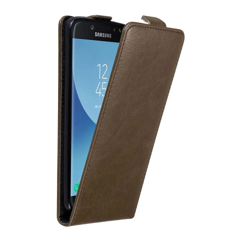 Cadorabo Hülle kompatibel mit Samsung Galaxy J7 2017 / J7 PRO Schutzhülle im Flip Design mit Magnetverschluss