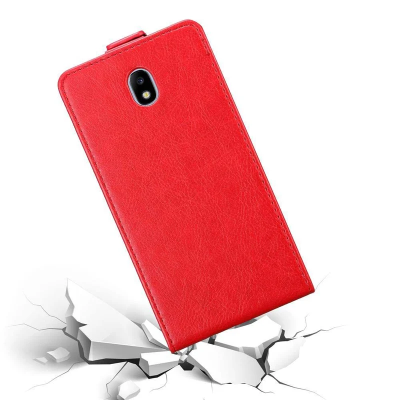 Cadorabo Hülle kompatibel mit Samsung Galaxy J7 2017 / J7 PRO Schutzhülle im Flip Design mit Magnetverschluss