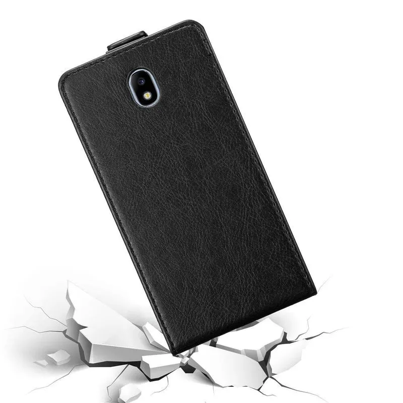 Cadorabo Hülle kompatibel mit Samsung Galaxy J7 2017 / J7 PRO Schutzhülle im Flip Design mit Magnetverschluss