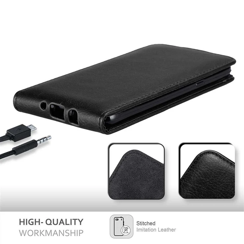 Cadorabo Hülle kompatibel mit Samsung Galaxy J7 2016 Schutzhülle im Flip Design mit Magnetverschluss