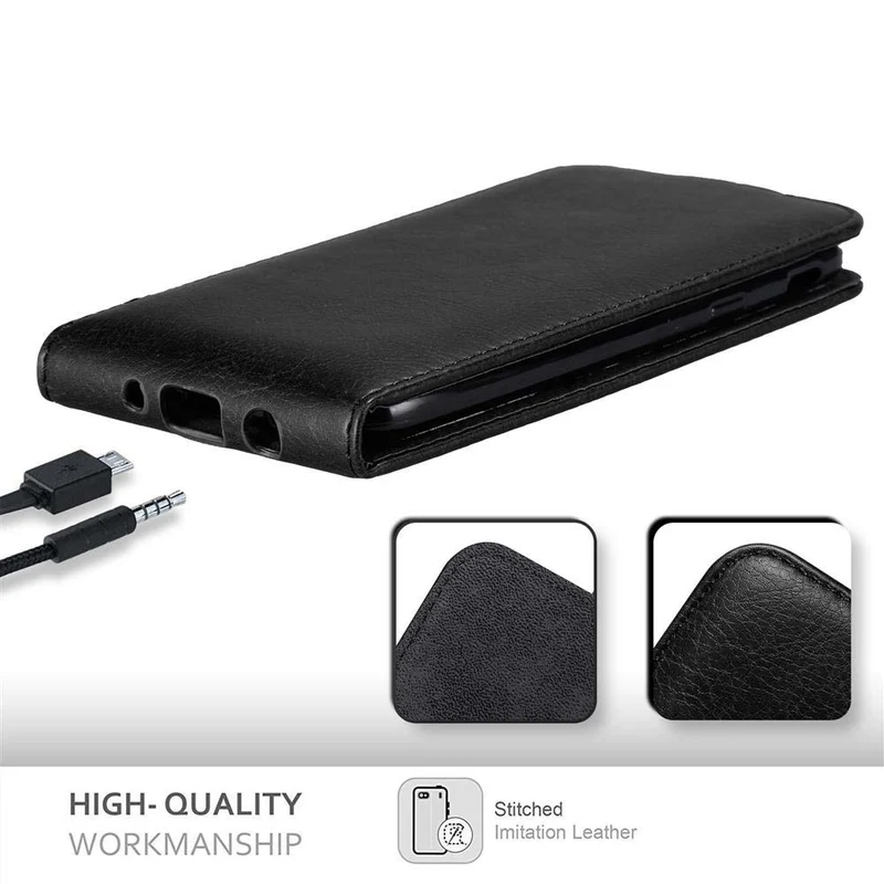Cadorabo Hülle kompatibel mit Samsung Galaxy J5 2017 / J5 PRO Schutzhülle im Flip Design mit Magnetverschluss
