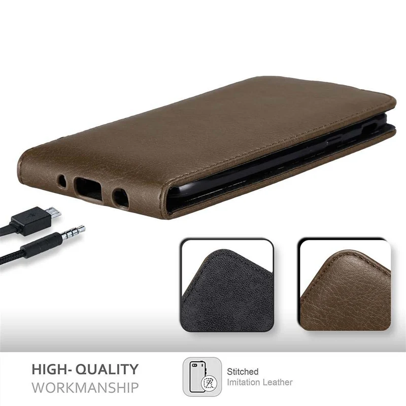 Cadorabo Hülle kompatibel mit Samsung Galaxy J5 2017 / J5 PRO Schutzhülle im Flip Design mit Magnetverschluss