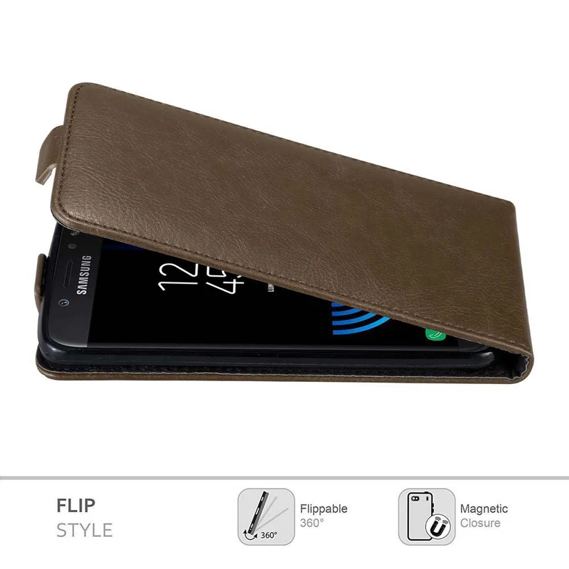 Cadorabo Hülle kompatibel mit Samsung Galaxy J5 2017 / J5 PRO Schutzhülle im Flip Design mit Magnetverschluss