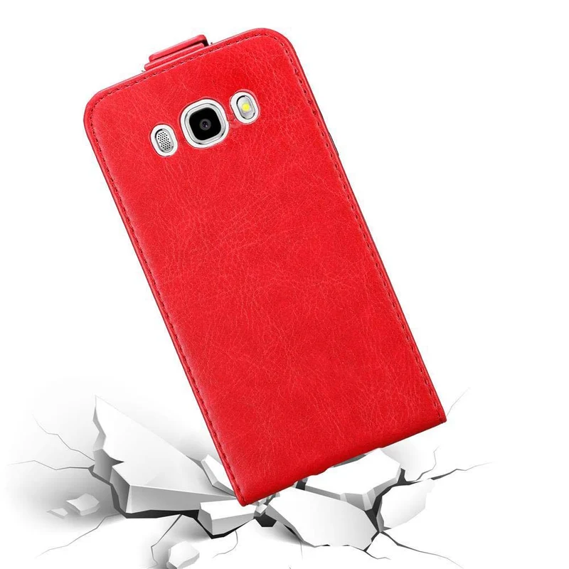 Cadorabo Hülle kompatibel mit Samsung Galaxy J5 2016 Schutzhülle im Flip Design mit Magnetverschluss