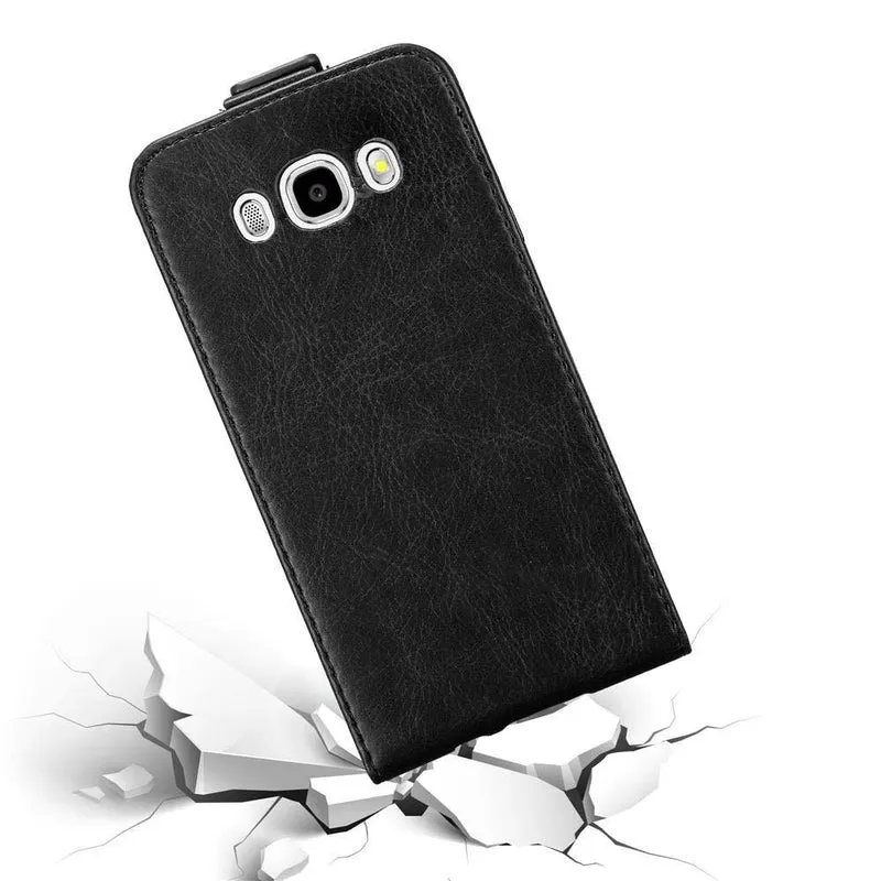 Cadorabo Hülle kompatibel mit Samsung Galaxy J5 2016 Schutzhülle im Flip Design mit Magnetverschluss