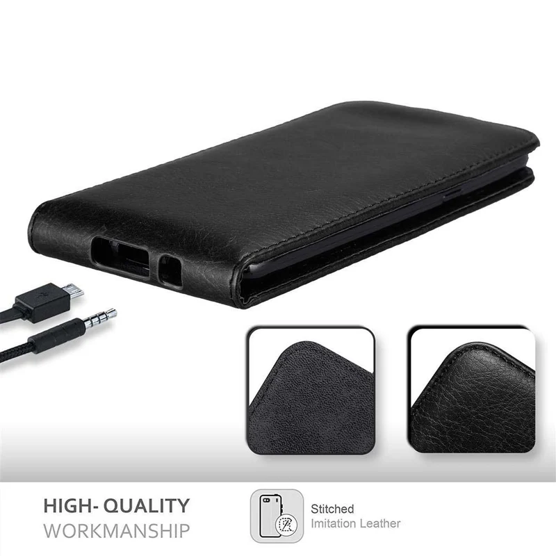 Cadorabo Hülle kompatibel mit Samsung Galaxy J5 2016 Schutzhülle im Flip Design mit Magnetverschluss