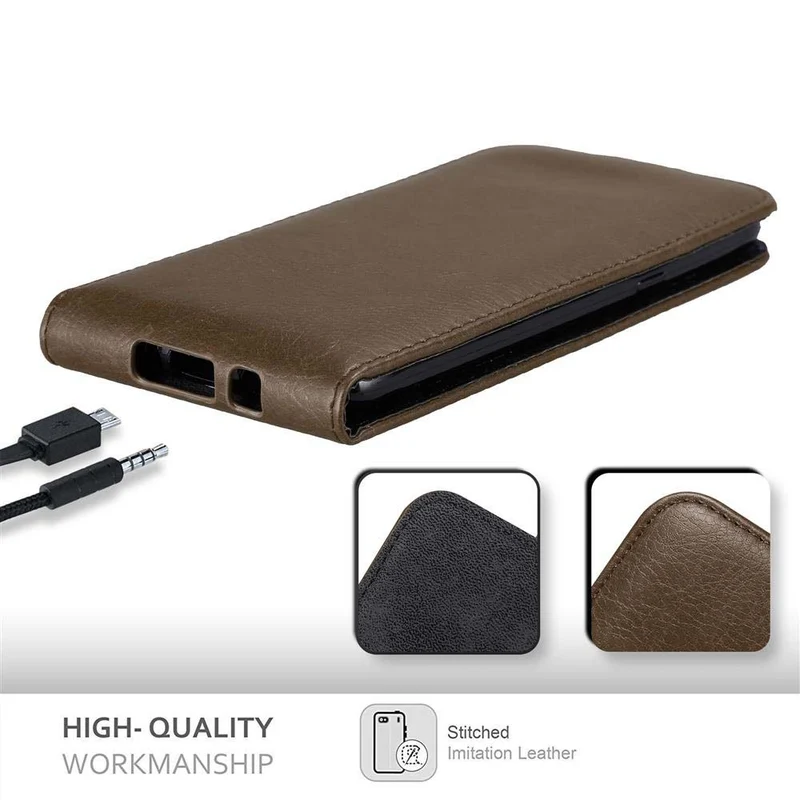 Cadorabo Hülle kompatibel mit Samsung Galaxy J5 2016 Schutzhülle im Flip Design mit Magnetverschluss