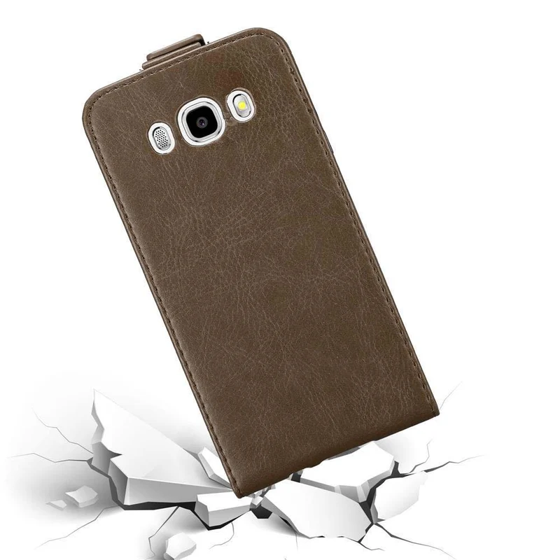 Cadorabo Hülle kompatibel mit Samsung Galaxy J5 2016 Schutzhülle im Flip Design mit Magnetverschluss