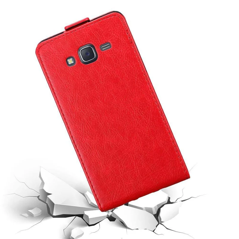 Cadorabo Hülle kompatibel mit Samsung Galaxy J5 2015 Schutzhülle im Flip Design mit Magnetverschluss