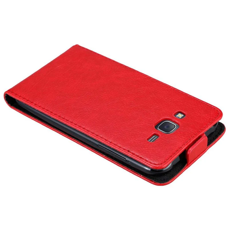 Cadorabo Hülle kompatibel mit Samsung Galaxy J5 2015 Schutzhülle im Flip Design mit Magnetverschluss