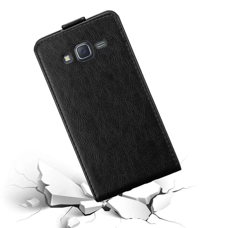 Cadorabo Hülle kompatibel mit Samsung Galaxy J5 2015 Schutzhülle im Flip Design mit Magnetverschluss