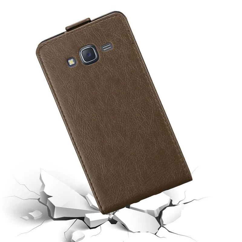 Cadorabo Hülle kompatibel mit Samsung Galaxy J5 2015 Schutzhülle im Flip Design mit Magnetverschluss