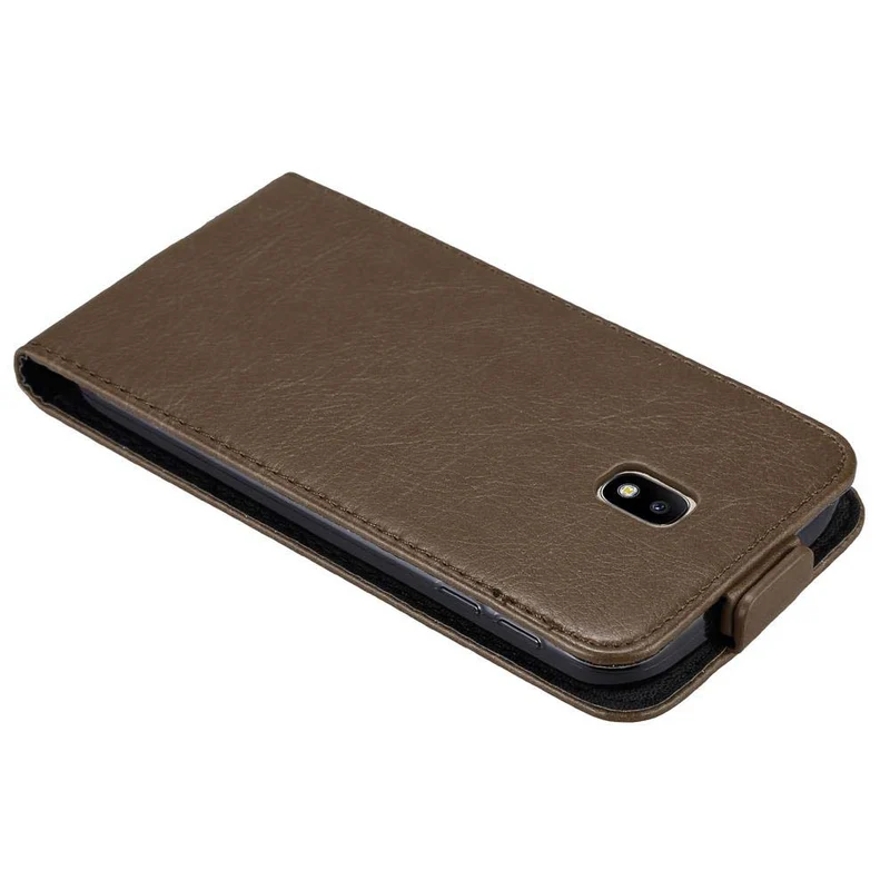 Cadorabo Hülle kompatibel mit Samsung Galaxy J3 2017 Schutzhülle im Flip Design mit Magnetverschluss