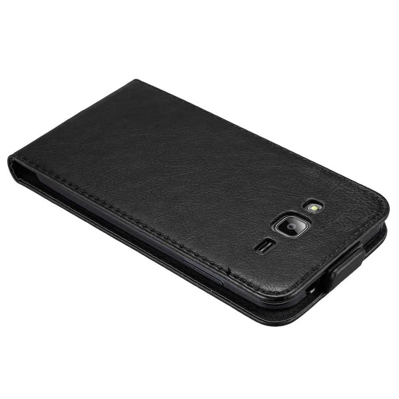 Cadorabo Hülle kompatibel mit Samsung Galaxy J3 2016 Schutzhülle im Flip Design mit Magnetverschluss