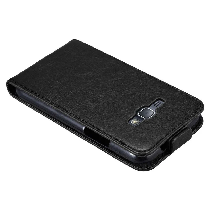 Cadorabo Hülle kompatibel mit Samsung Galaxy J1 2016 Schutzhülle im Flip Design mit Magnetverschluss