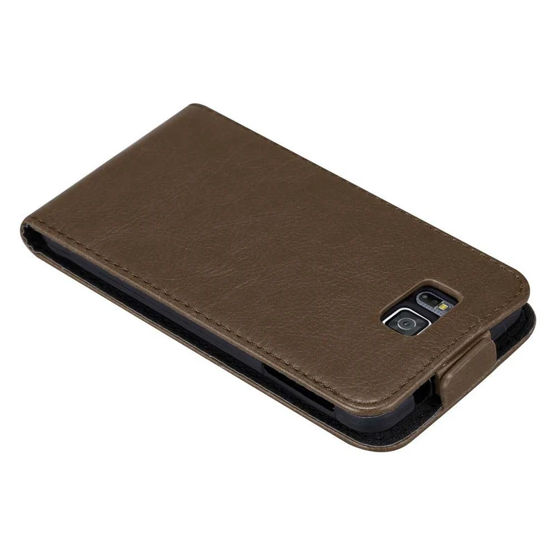 Cadorabo Hülle kompatibel mit Samsung Galaxy ALPHA Schutzhülle im Flip Design mit Magnetverschluss