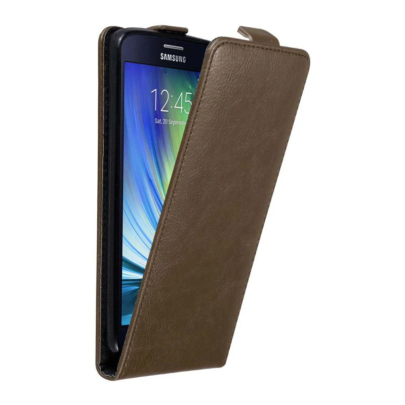 Cadorabo Hülle kompatibel mit Samsung Galaxy A7 2015 Schutzhülle im Flip Design mit Magnetverschluss