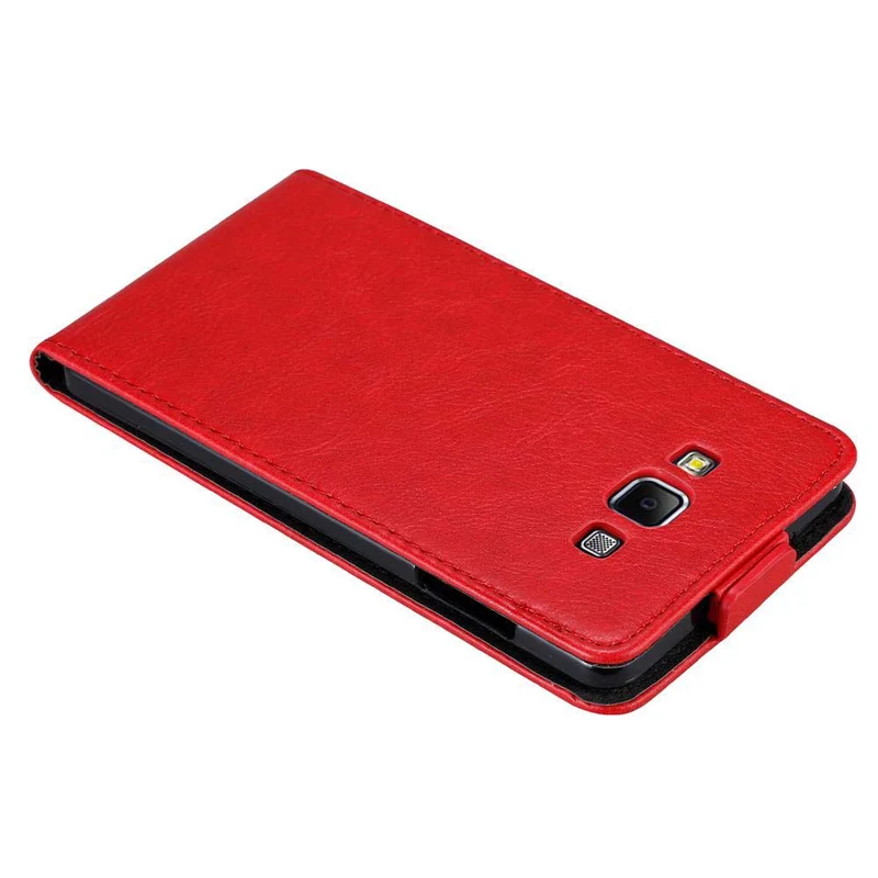 Cadorabo Hülle kompatibel mit Samsung Galaxy A7 2015 Schutzhülle im Flip Design mit Magnetverschluss
