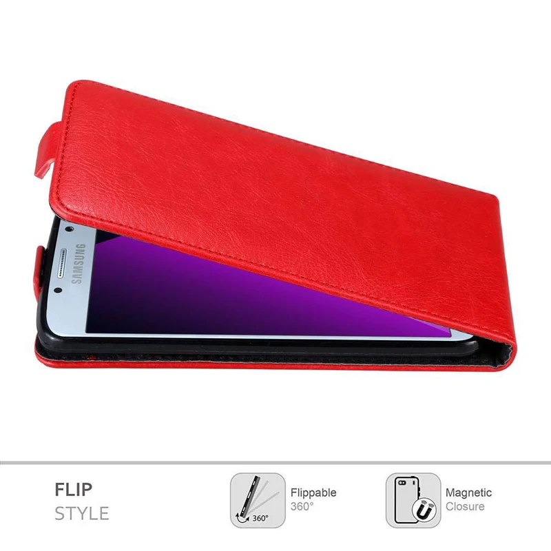 Cadorabo Hülle kompatibel mit Samsung Galaxy A5 2017 Schutzhülle im Flip Design mit Magnetverschluss