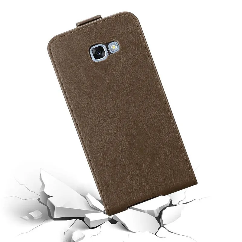 Cadorabo Hülle kompatibel mit Samsung Galaxy A5 2017 Schutzhülle im Flip Design mit Magnetverschluss