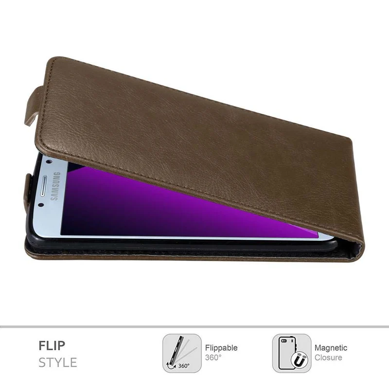 Cadorabo Hülle kompatibel mit Samsung Galaxy A5 2017 Schutzhülle im Flip Design mit Magnetverschluss