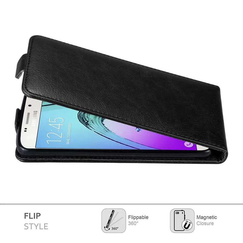 Cadorabo Hülle kompatibel mit Samsung Galaxy A5 2016 Schutzhülle im Flip Design mit Magnetverschluss