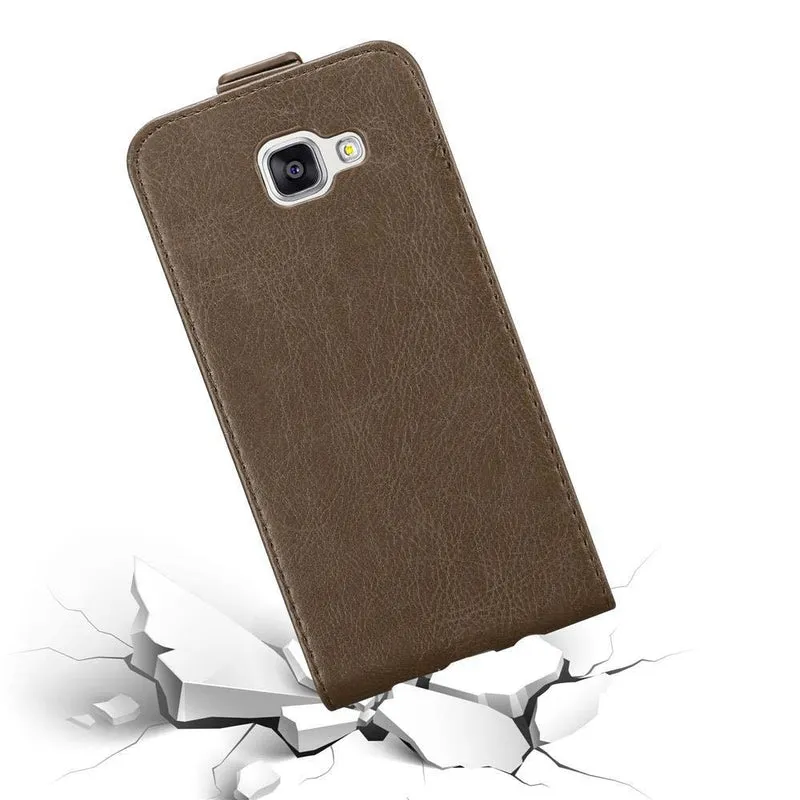 Cadorabo Hülle kompatibel mit Samsung Galaxy A5 2016 Schutzhülle im Flip Design mit Magnetverschluss