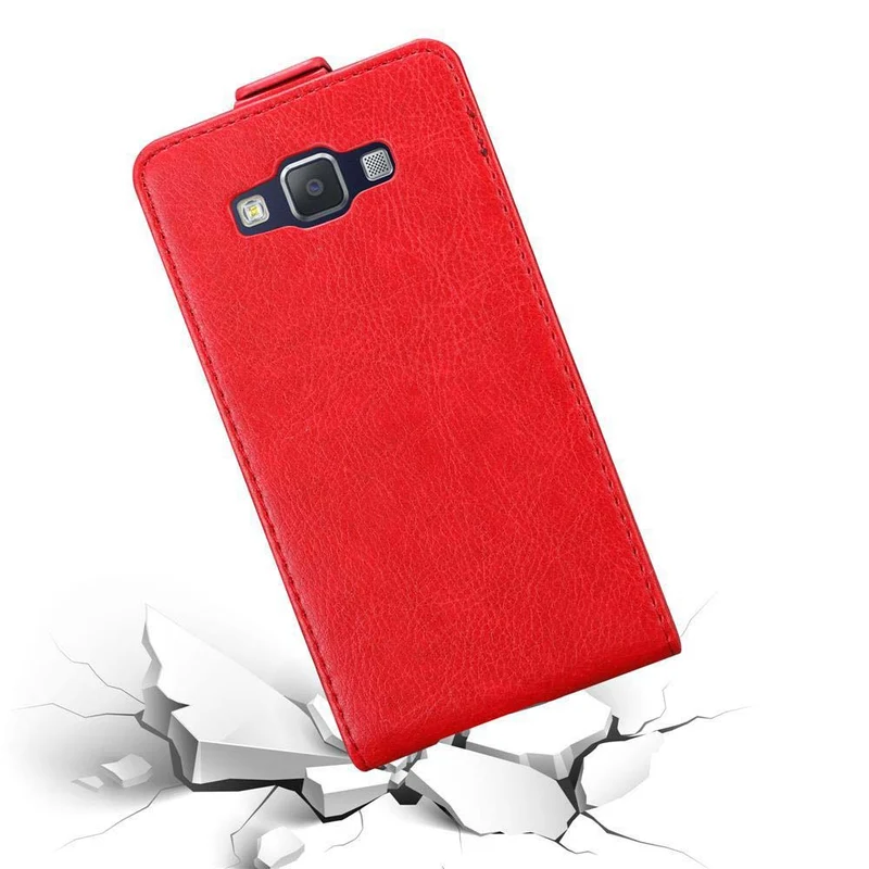 Cadorabo Hülle kompatibel mit Samsung Galaxy A5 2015 Schutzhülle im Flip Design mit Magnetverschluss