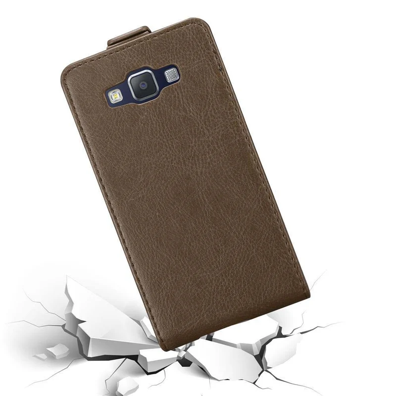 Cadorabo Hülle kompatibel mit Samsung Galaxy A5 2015 Schutzhülle im Flip Design mit Magnetverschluss
