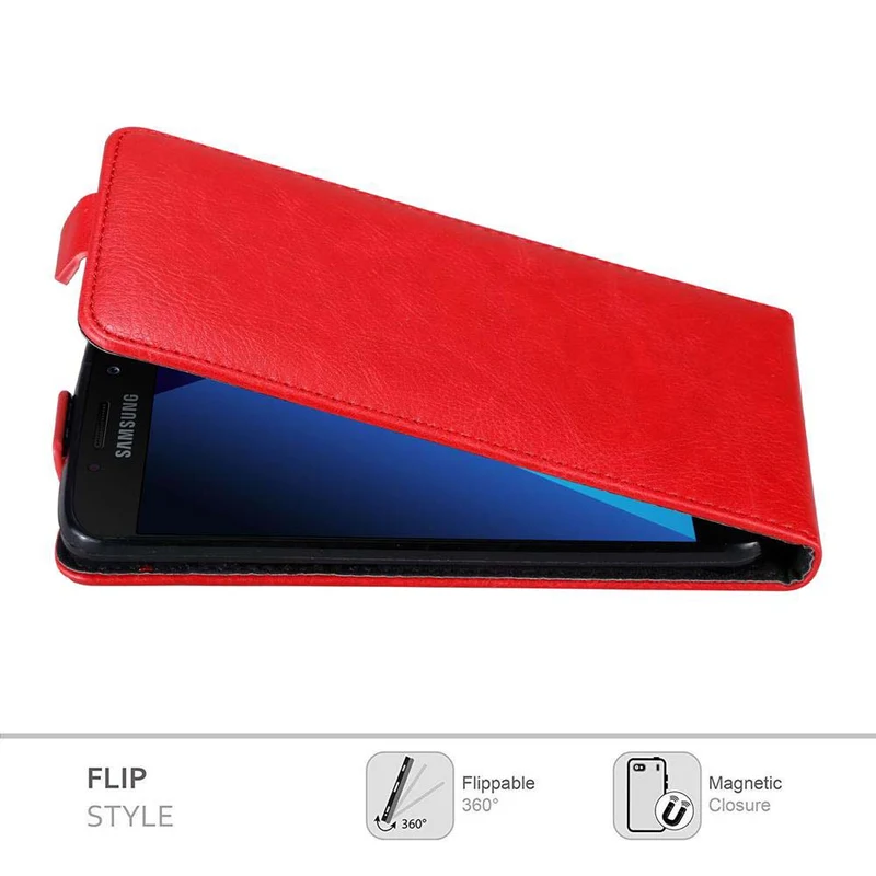 Cadorabo Hülle kompatibel mit Samsung Galaxy A3 2017 Schutzhülle im Flip Design mit Magnetverschluss