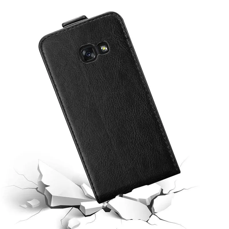 Cadorabo Hülle kompatibel mit Samsung Galaxy A3 2017 Schutzhülle im Flip Design mit Magnetverschluss
