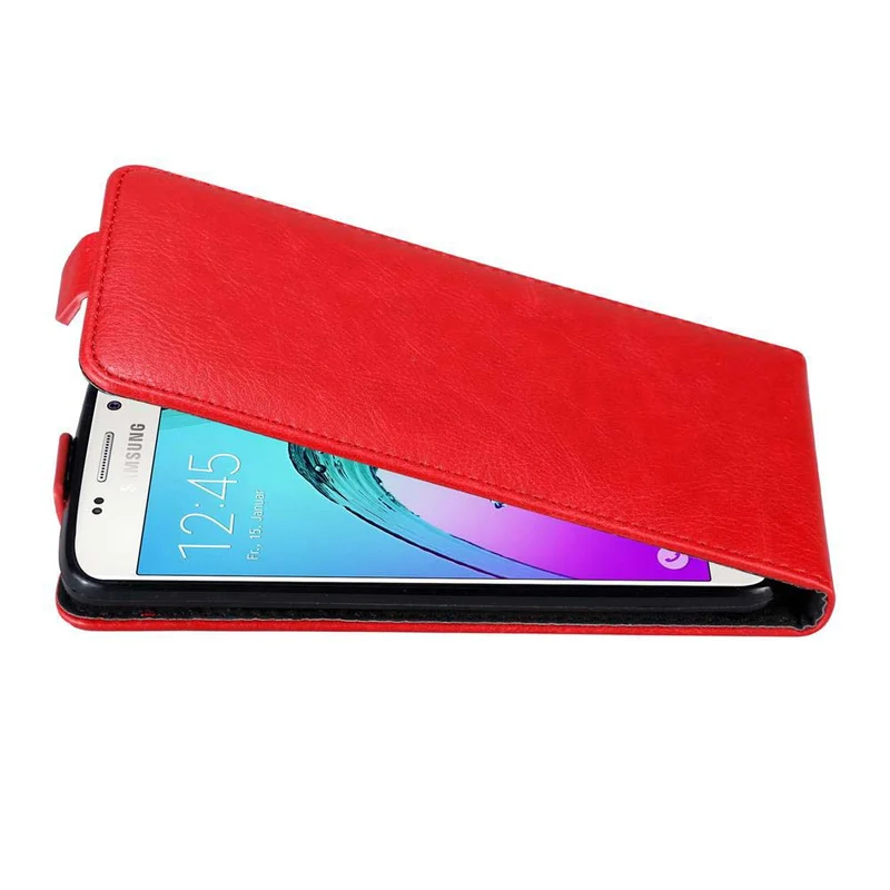 Cadorabo Hülle kompatibel mit Samsung Galaxy A3 2016 Schutzhülle im Flip Design mit Magnetverschluss