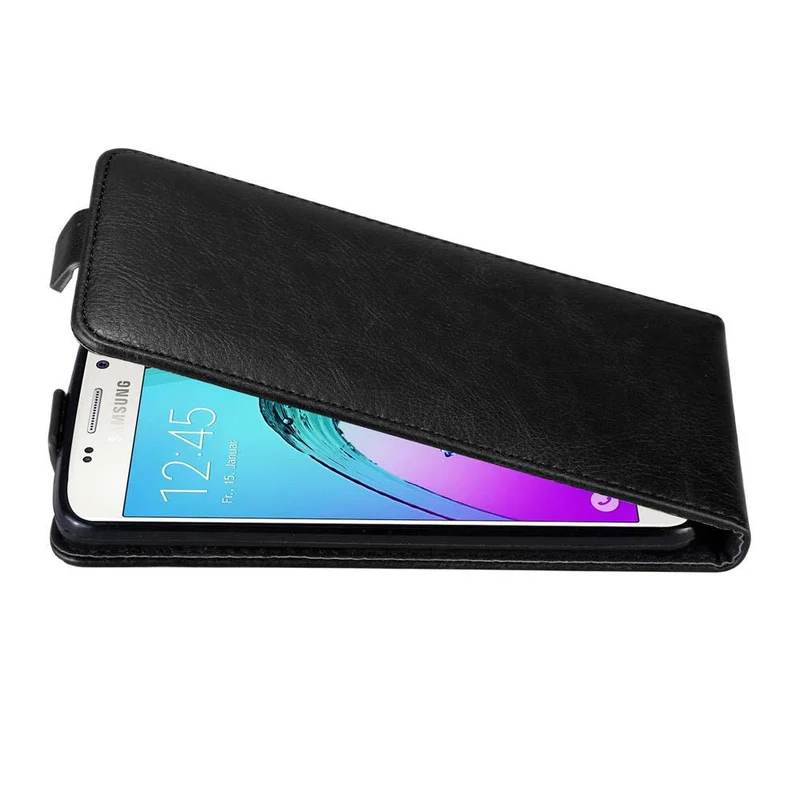 Cadorabo Hülle kompatibel mit Samsung Galaxy A3 2016 Schutzhülle im Flip Design mit Magnetverschluss