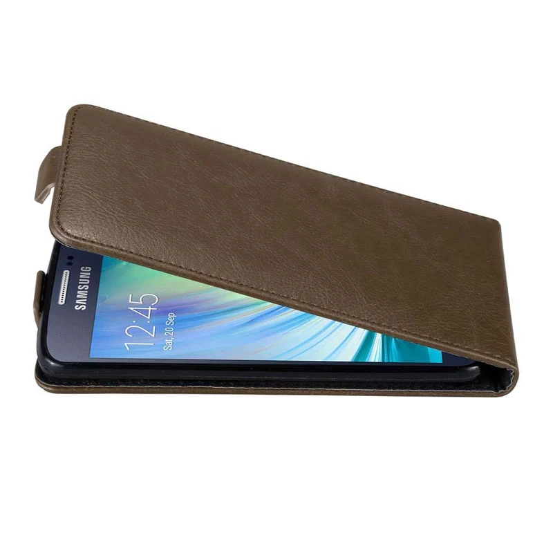 Cadorabo Hülle kompatibel mit Samsung Galaxy A3 2015 Schutzhülle im Flip Design mit Magnetverschluss