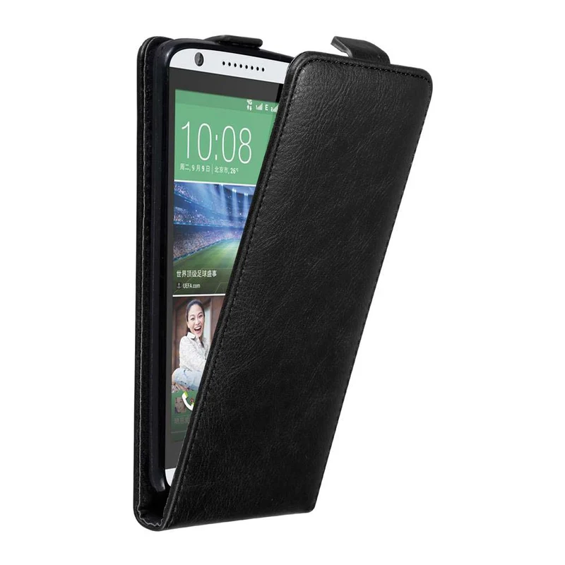 Cadorabo Hülle kompatibel mit HTC Desire 820 Schutzhülle im Flip Design mit Magnetverschluss