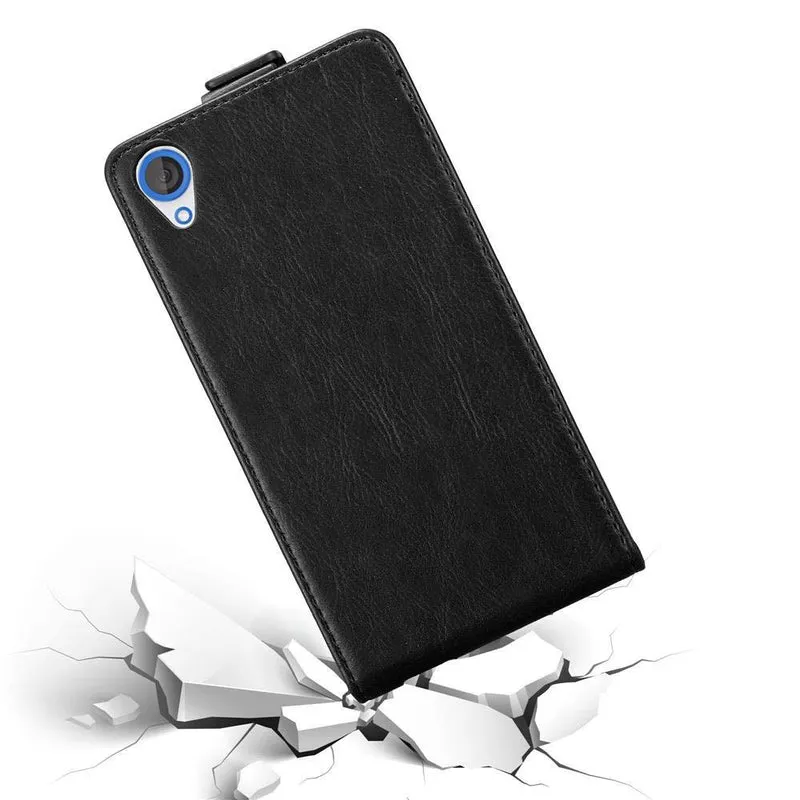 Cadorabo Hülle kompatibel mit HTC Desire 820 Schutzhülle im Flip Design mit Magnetverschluss